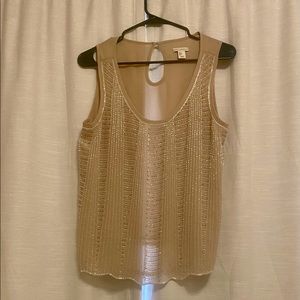 Sleeveless Beaded Top
